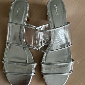 Silver forever 21 sandals